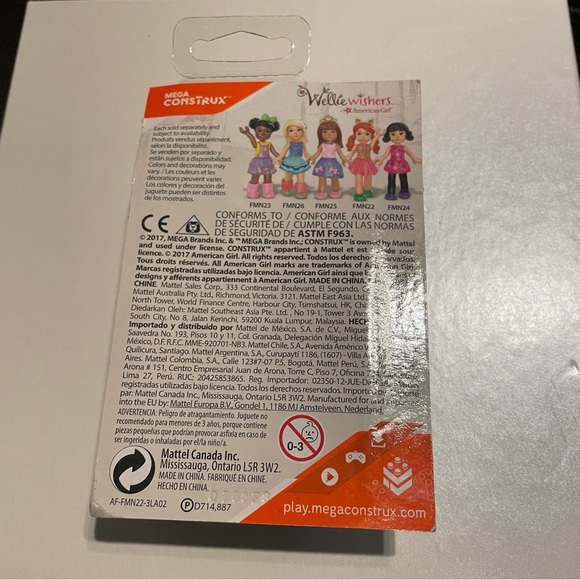 Mega Construx Pink and Black Toy Figure - Picture 2 of 3